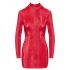 Cottelli - robe courte motif peau de serpent (rouge) - M