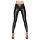 Noir - leggings longs et brillants (noir) - M