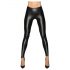 Noir - leggings longs et brillants (noir) - L