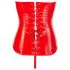 Black Level - corset en vinyle (rouge) - S