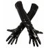 Black Level - gants en vinyle brillant (noir) - L