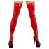 LATEX - Bas pour femme (rouge)