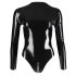 LATEX - body manches longues femme (noir) - 2XL