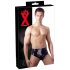 LATEX - slip homme avec plug anal conique (noir) - XL