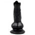 Animalorny - gode en forme de pénis de chien - 12 cm (noir)