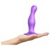 Curvy M - Dildo ondulé avec base (violet)