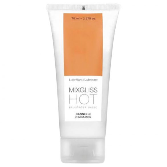 Mixgliss Hot - lubrifiant chauffant à base d'eau - cannelle (70ml)