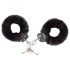 Love to Love Attache-moi - menottes en peluche (noir)