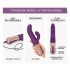 Love to Love Sassy Bunny - vibromasseur rechargeable avec poussées et pulsations (violet)