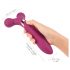 Love to Love Fireball - vibreur masseur 2 en 1 rechargeable (rouge)