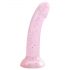 Dildolls Starlight - dildo étoilé avec socle (rose)