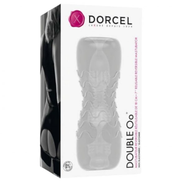 Dorcel Double Oo - masturbateur pour homme (transparent)