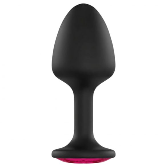 Dorcel Geisha Plug Ruby XL - plug anal avec pierre rose (noir)