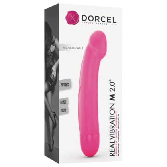 Dorcel Real Vibration 2.0 - vibromasseur rechargeable (rose)