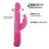 Dorcel Baby Rabbit 2.0 - vibromasseur rechargeable avec stimulateur (rose)