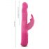 Dorcel Baby Rabbit 2.0 - vibromasseur rechargeable avec stimulateur (rose)