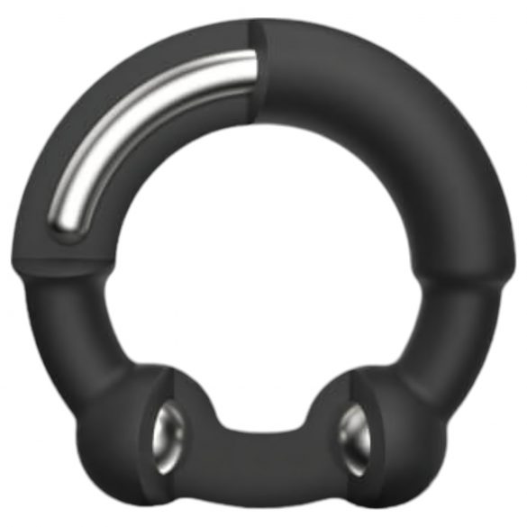 Dorcel Bague Plus Solide - anneau pénien avec insert en métal (noir)