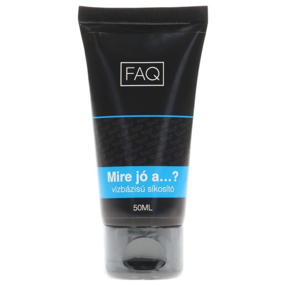 FAQ - À quoi sert le…? Lubrifiant à base d'eau (50 ml)