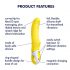 Satisfyer Yummy Sunshine - Vibromasseur waterproof point G (jaune)