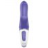 Satisfyer Magic Bunny - Vibromasseur étanche avec stimulateur (bleu)