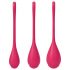 Satisfyer Yoni Power 1 - ensemble de boules de geisha - rouge (3 pièces)