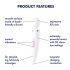 Satisfyer Wand-er Woman - vibromasseur massant étanche (blanc)