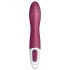 Satisfyer Big Heat - vibromasseur rechargeable pour point G chauffant (rouge)