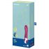 Satisfyer Big Heat - vibromasseur rechargeable pour point G chauffant (rouge)