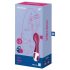 Satisfyer Hot Spot - vibromasseur rechargeable et chauffant pour point G (rouge)