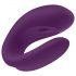 Satisfyer Double Joy - vibromasseur intelligent et étanche pour couples (violet)