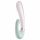 Satisfyer Heat Wave - Vibrateur intelligent chauffant avec bras (menthe)