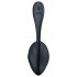 Satisfyer Ribbed Petal - œuf vibrant à télécommande (noir)