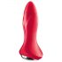 Satisfyer Rotator Plug 1 - Plug anal perlé avec batterie (rouge)