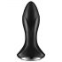 Satisfyer Rotator Plug 1 - Plug Anal Vibrant à Billes (Noir)