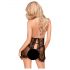 Penthouse Libido Boost - ensemble babydoll en dentelle avec string (noir)