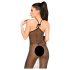 Penthouse Love on Fire - tenue féline scintillante avec string (noir)