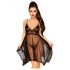 Penthouse Poupée Coquine - robe en dentelle et string (noir) - M/L