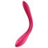 Satisfyer Elastic Joy - vibromasseur flexible rechargeable pour couples (rouge)