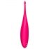 Satisfyer Twirling Fun - Vibrateur Clitoridien Rechargeable et Étanche (Magenta)