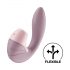 Satisfyer Supernova - vibromasseur 2-en-1 à ondes de pression rechargeable (rose)