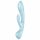 Satisfyer Triple Oh - vibromasseur avec bras clitoridien rechargeable (bleu)