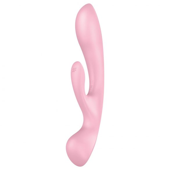 Satisfyer Triple Oh - vibromasseur avec bras clitoridien, rechargeable (rose)