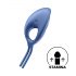 Satisfyer Swordsman - anneau pénien vibrant rechargeable (bleu)