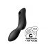 Satisfyer Curvy Trinity 2 - vibromasseur 2en1 à ondes d'air rechargeable (noir)