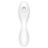 Satisfyer Curvy Trinity 5+ - Vibromasseur 2-en-1 Intelligent (Blanc)