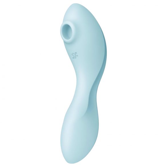 Satisfyer Curvy Trinity 5+ - Vibromasseur intelligent 2-en-1 (bleu)