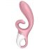 Satisfyer Hug Me - vibromasseur intelligent avec stimulateur de clitoris (rose)