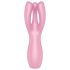 Satisfyer Threesome 3 - vibromasseur clitoridien rechargeable (rose)