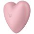 Satisfyer Cutie Heart - stimulateur clitoridien à ondes d'air rechargeable (rose)