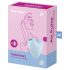 Satisfyer Cutie Heart - stimulateur clitoridien à ondes de pression rechargeable (bleu)